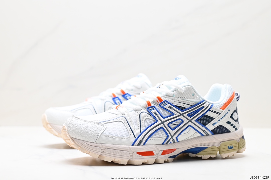 150 Asics Gel-Kahana 8 系列 浅灰 亚瑟士经典户外跑鞋 1011B109-203