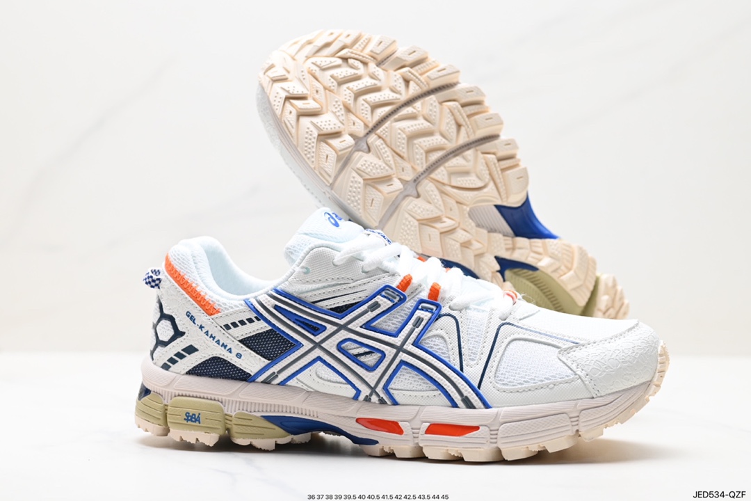 150 Asics Gel-Kahana 8 系列 浅灰 亚瑟士经典户外跑鞋 1011B109-203