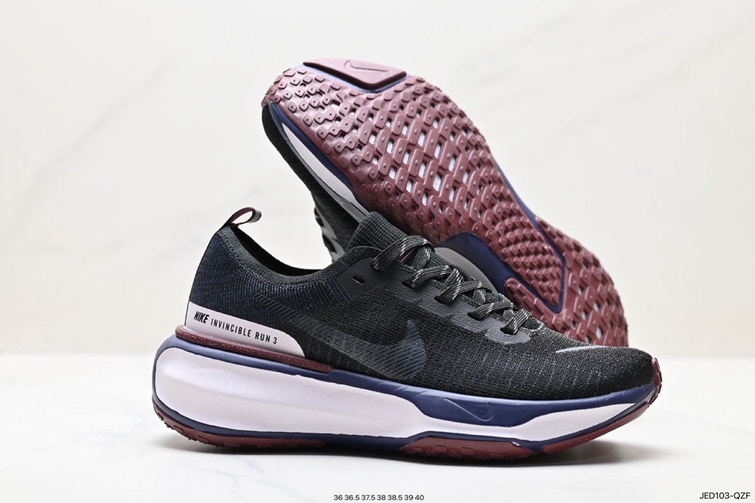 150 耐克NIKE ZOOMX INVINCIBLE RUN FK3 短跑马拉松系带系列轻量休闲运动慢跑鞋  DR2660-004