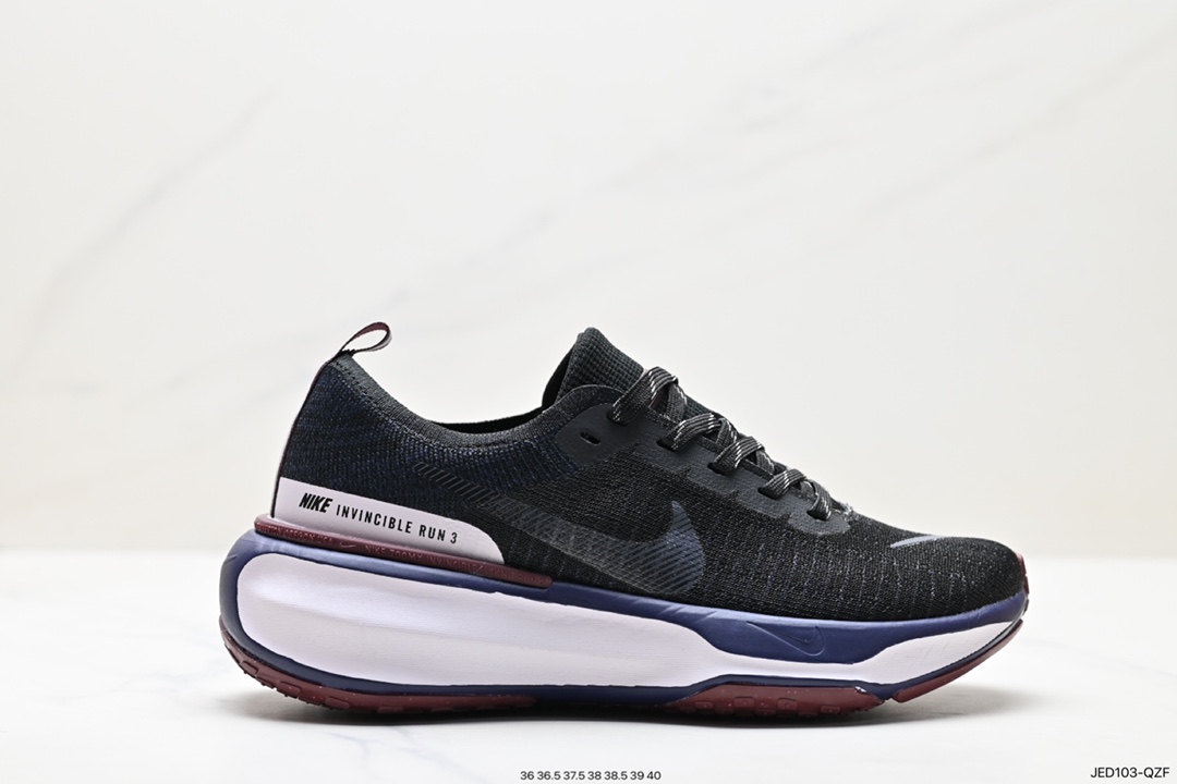 150 耐克NIKE ZOOMX INVINCIBLE RUN FK3 短跑马拉松系带系列轻量休闲运动慢跑鞋  DR2660-004