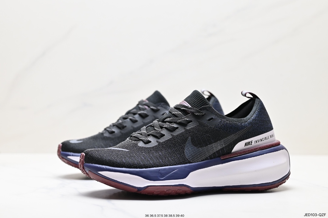 150 耐克NIKE ZOOMX INVINCIBLE RUN FK3 短跑马拉松系带系列轻量休闲运动慢跑鞋  DR2660-004