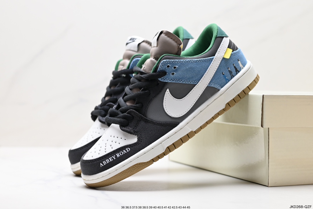 160 耐克Nike SB Dunk Low 扣篮系列 复古低帮休闲运动滑板板鞋 FD2608-106