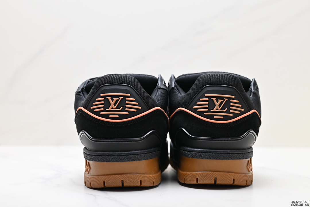 200 Louis Vuitton Trainer Maxi Low Sneaker 面包版马克西篮球板鞋