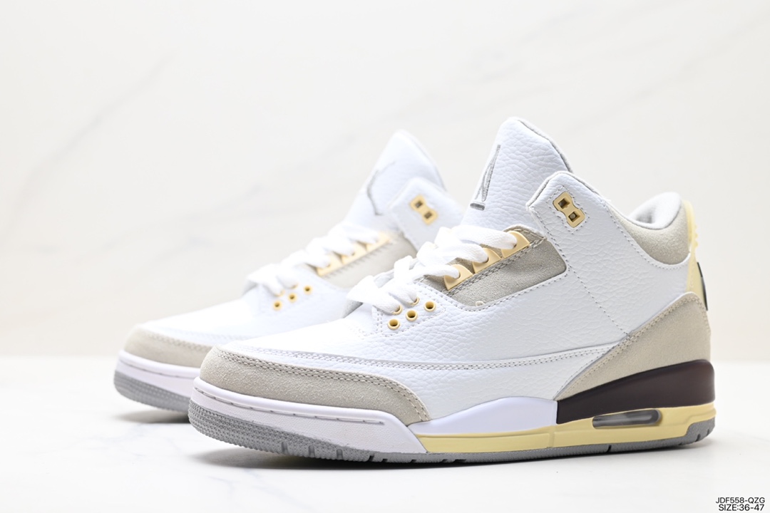 125 耐克Nike Air Jordan 3 RetroDesert Cement"迈克尔·乔丹AJ3代中帮复古休闲运动文化篮球鞋  DH3434-110