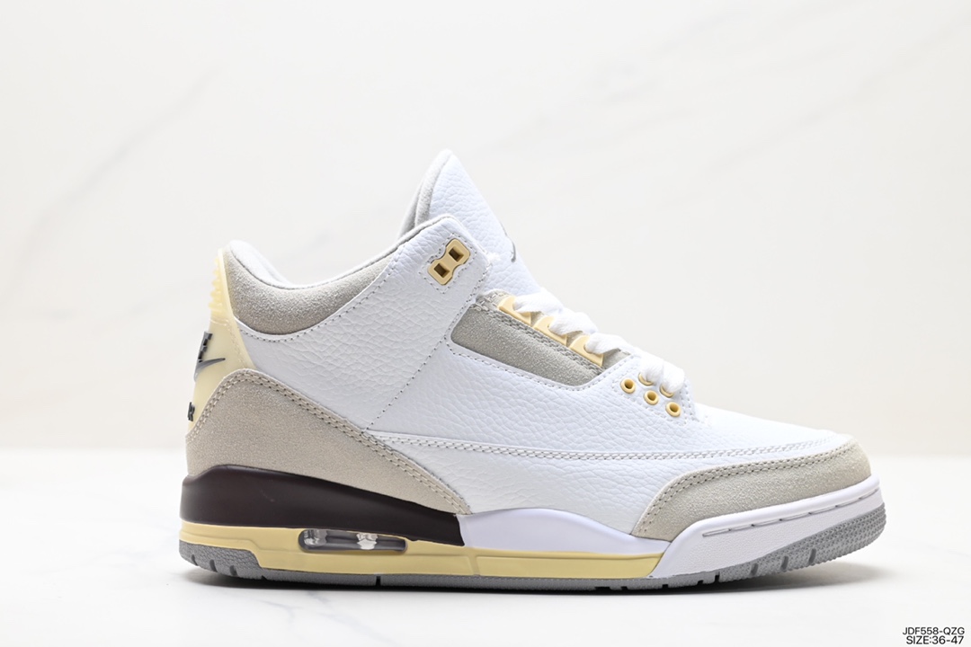 125 耐克Nike Air Jordan 3 RetroDesert Cement”迈克尔·乔丹AJ3代中帮复古休闲运动文化篮球鞋  DH3434-110