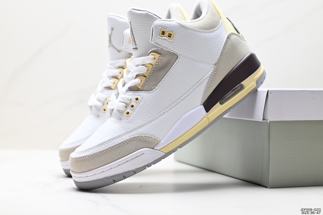 125 耐克Nike Air Jordan 3 RetroDesert Cement"迈克尔·乔丹AJ3代中帮复古休闲运动文化篮球鞋  DH3434-110