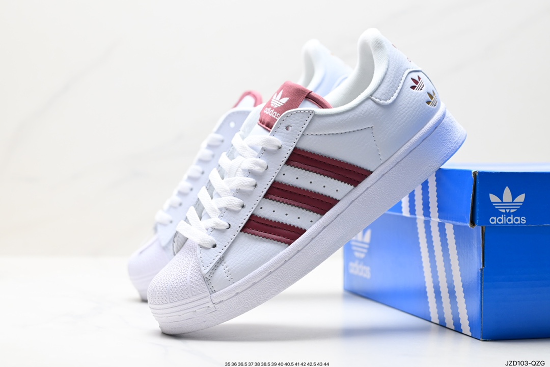 140 阿迪达斯Adidas三叶草 Originals Superstar Pride RM贝壳头板鞋  GY0976