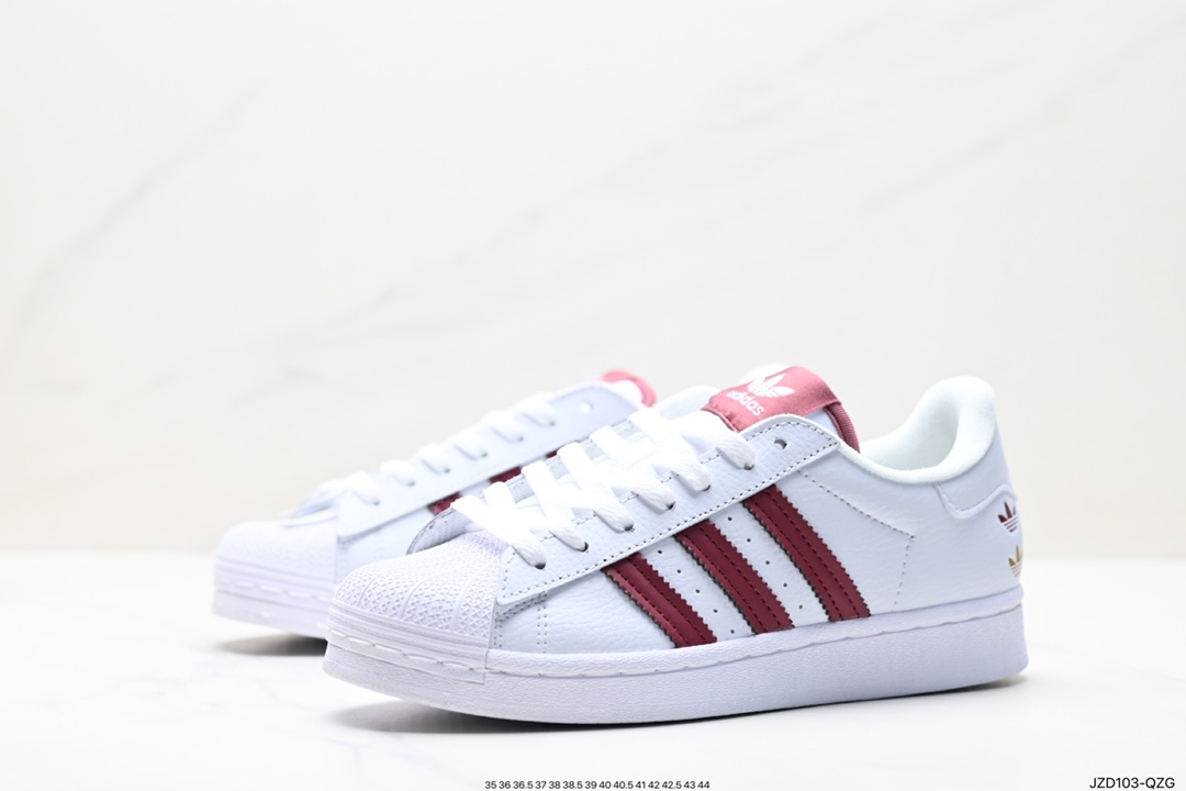 140 阿迪达斯Adidas三叶草 Originals Superstar Pride RM贝壳头板鞋  GY0976