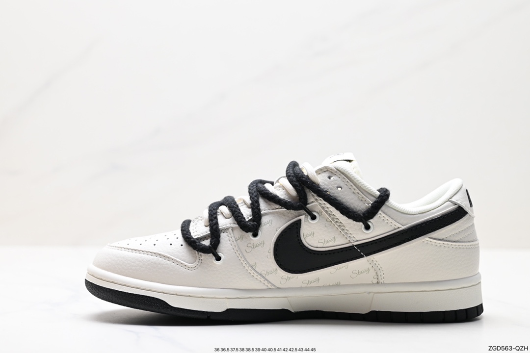 290 耐克NK Dunk Low Retro ”DIY绑带高端定制“ 低帮休闲运动板鞋   FC1688-139