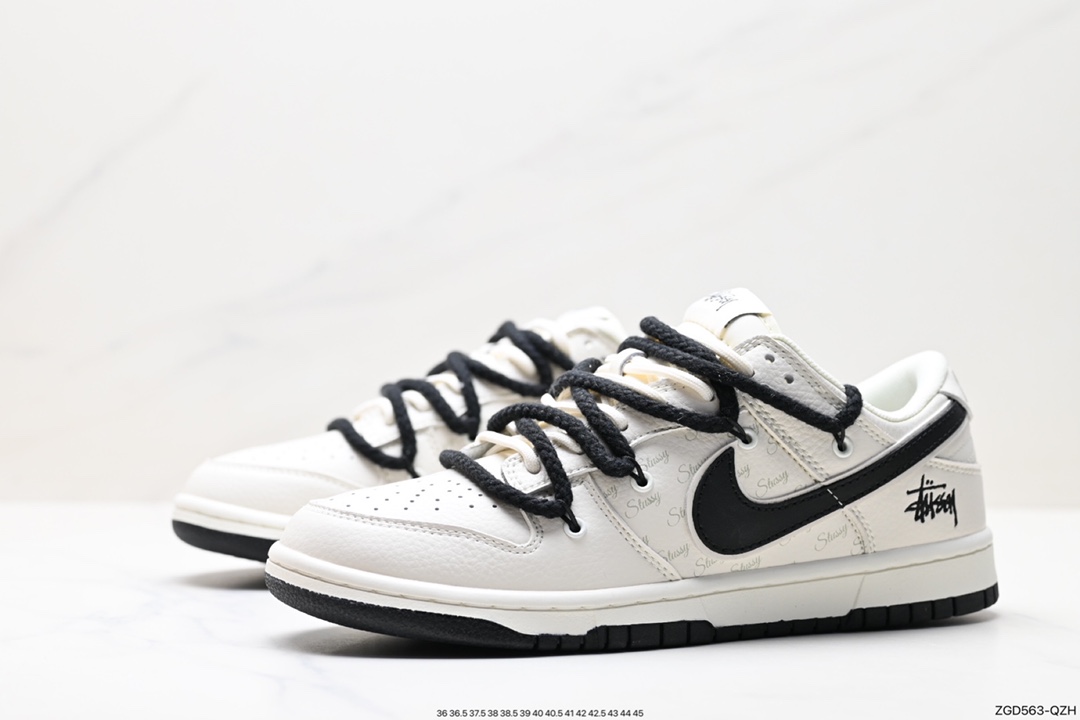 290 耐克NK Dunk Low Retro ”DIY绑带高端定制“ 低帮休闲运动板鞋   FC1688-139