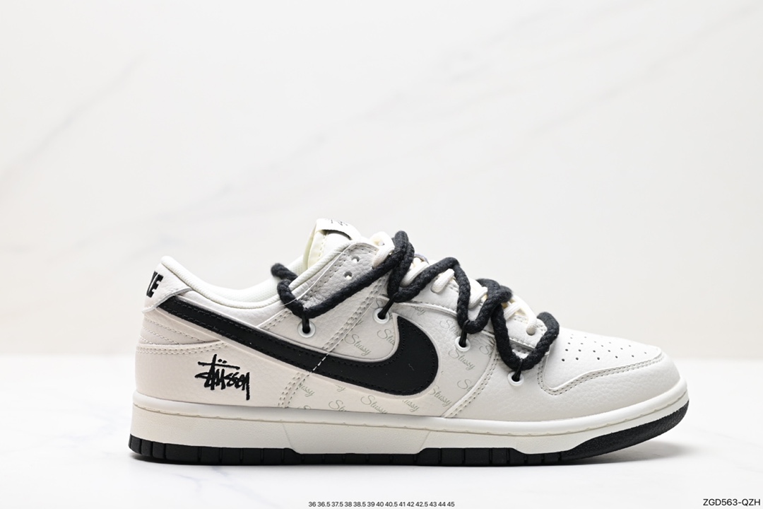 290 耐克NK Dunk Low Retro ”DIY绑带高端定制“ 低帮休闲运动板鞋   FC1688-139