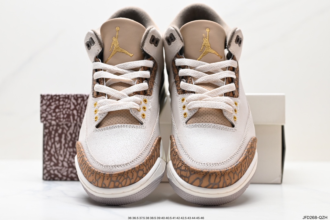 170 Air Jordan 3 Retro ”Hide and Sneak“ 白灰棕  CT8523-102