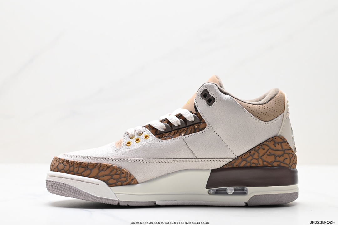 170 Air Jordan 3 Retro ”Hide and Sneak“ 白灰棕  CT8523-102