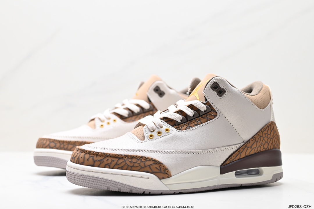 170 Air Jordan 3 Retro ”Hide and Sneak“ 白灰棕  CT8523-102