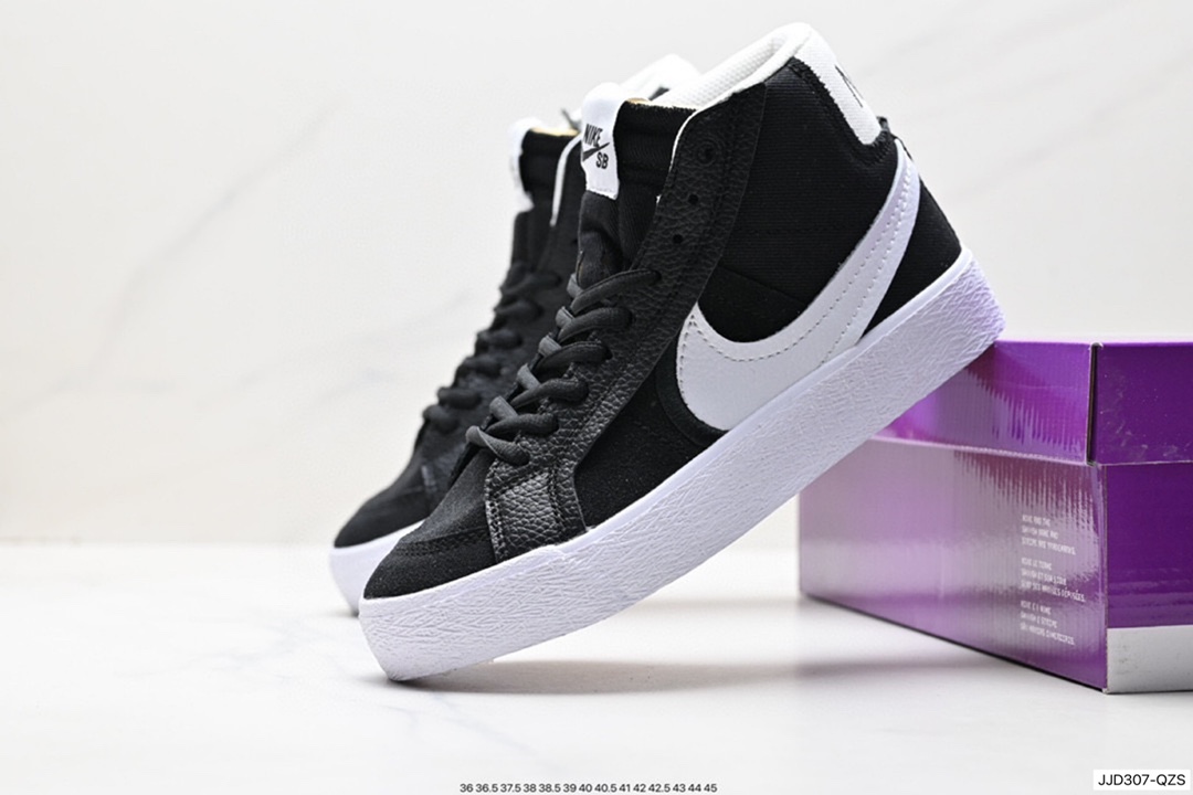 耐克NIKE SB ZOOM BLAZER LOW 开拓者运动鞋高帮板鞋休闲鞋 DZ7587-110