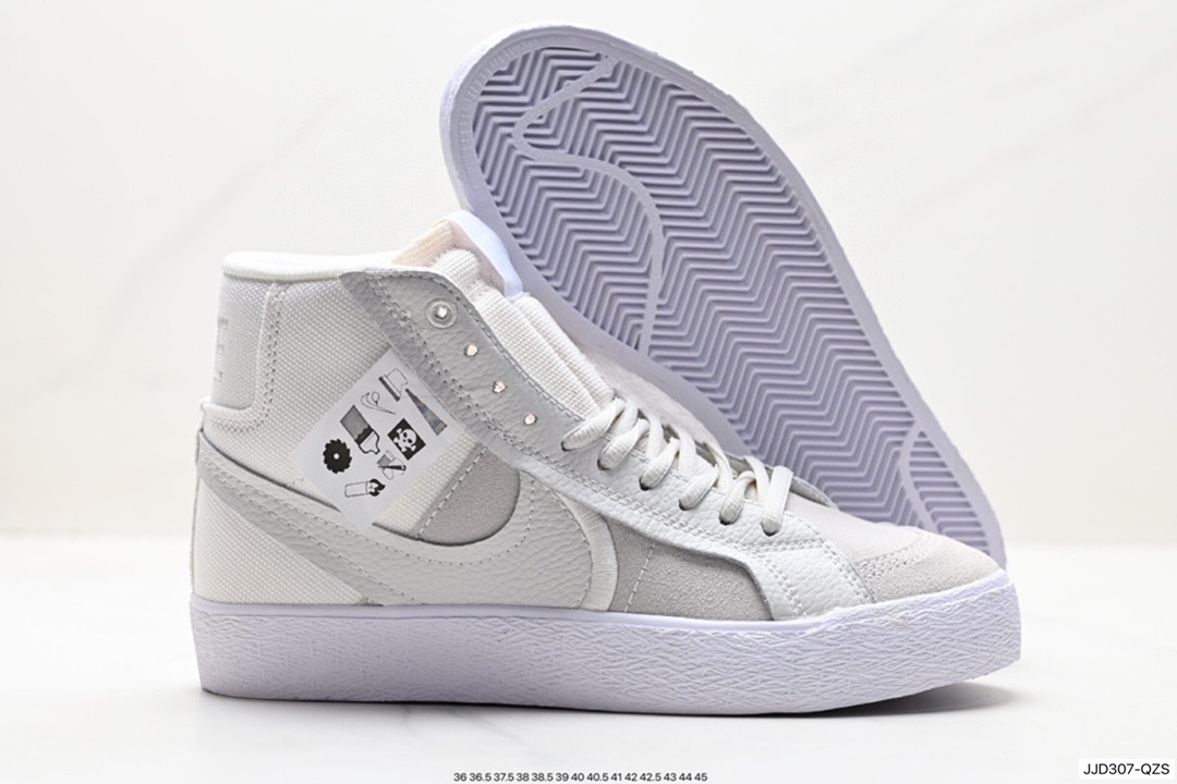 耐克NIKE SB ZOOM BLAZER LOW 开拓者运动鞋高帮板鞋休闲鞋 DZ7587-110