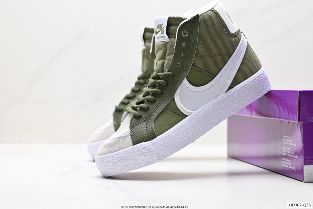 耐克NIKE SB ZOOM BLAZER LOW 开拓者运动鞋高帮板鞋休闲鞋 DZ7587-110