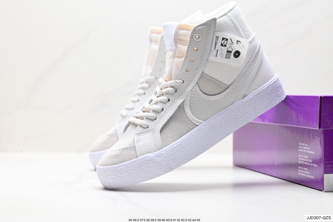 耐克NIKE SB ZOOM BLAZER LOW 开拓者运动鞋高帮板鞋休闲鞋 DZ7587-110