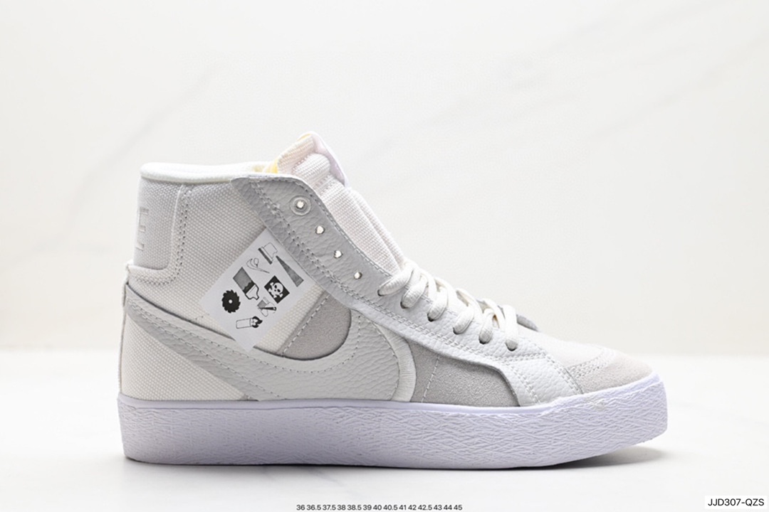 耐克NIKE SB ZOOM BLAZER LOW 开拓者运动鞋高帮板鞋休闲鞋 DZ7587-110