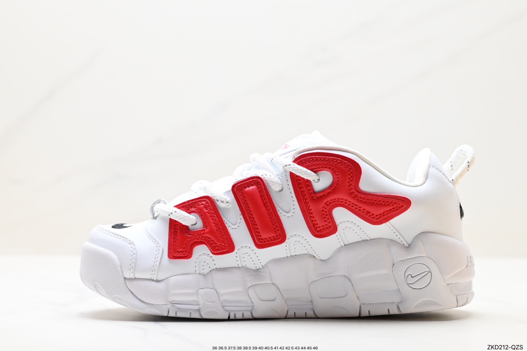 270 耐克Nike WMNS Air More Uptempo GS”Barely Green0“皮蓬篮球鞋美国队配色 FB1299-401