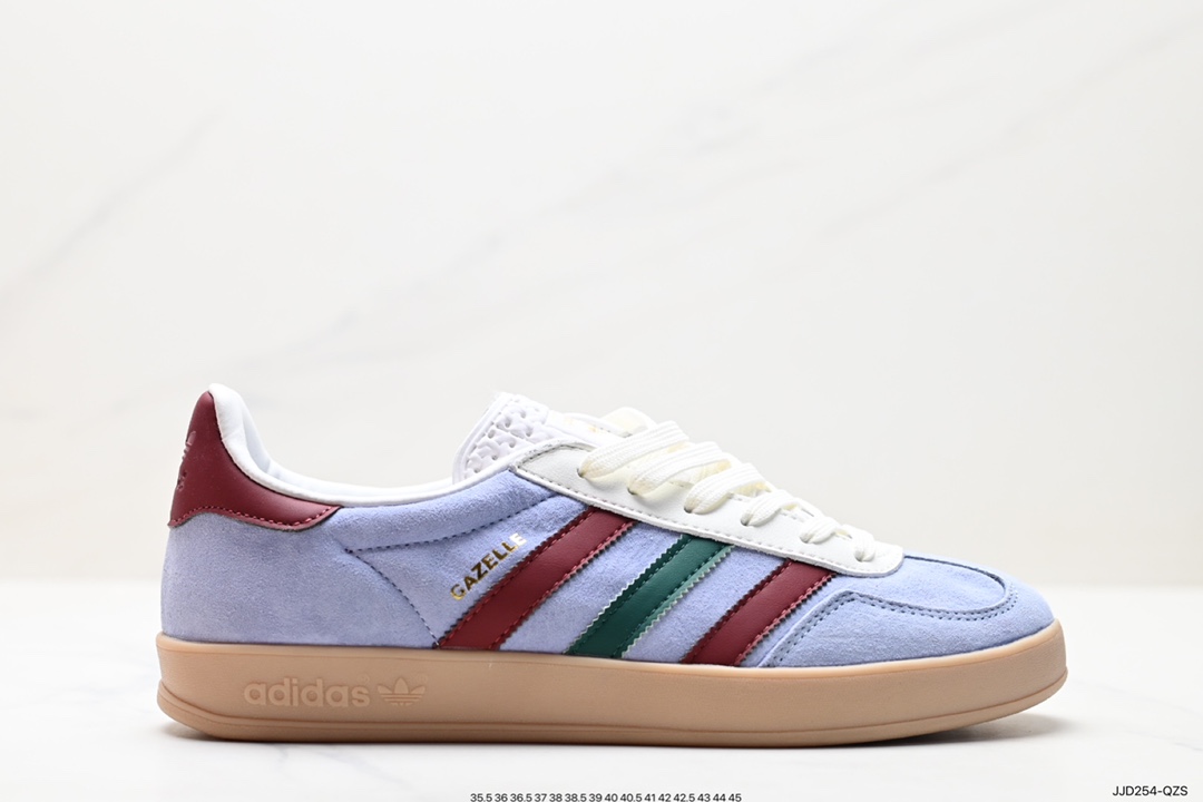 130 阿迪达斯Adidas originals Gazelle Indoor ”浅紫白“ HQ9016