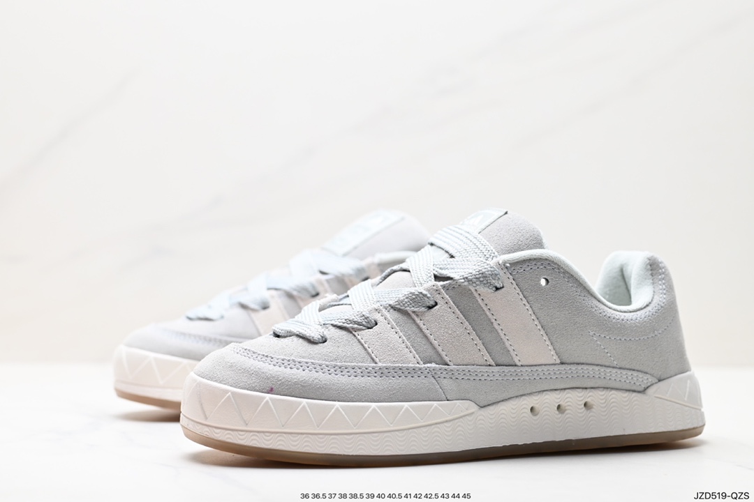 140 Adidas Adimatic Low 马蒂奇系列低帮 复古鲨鱼面包鞋运动休闲滑板板鞋  IE9863