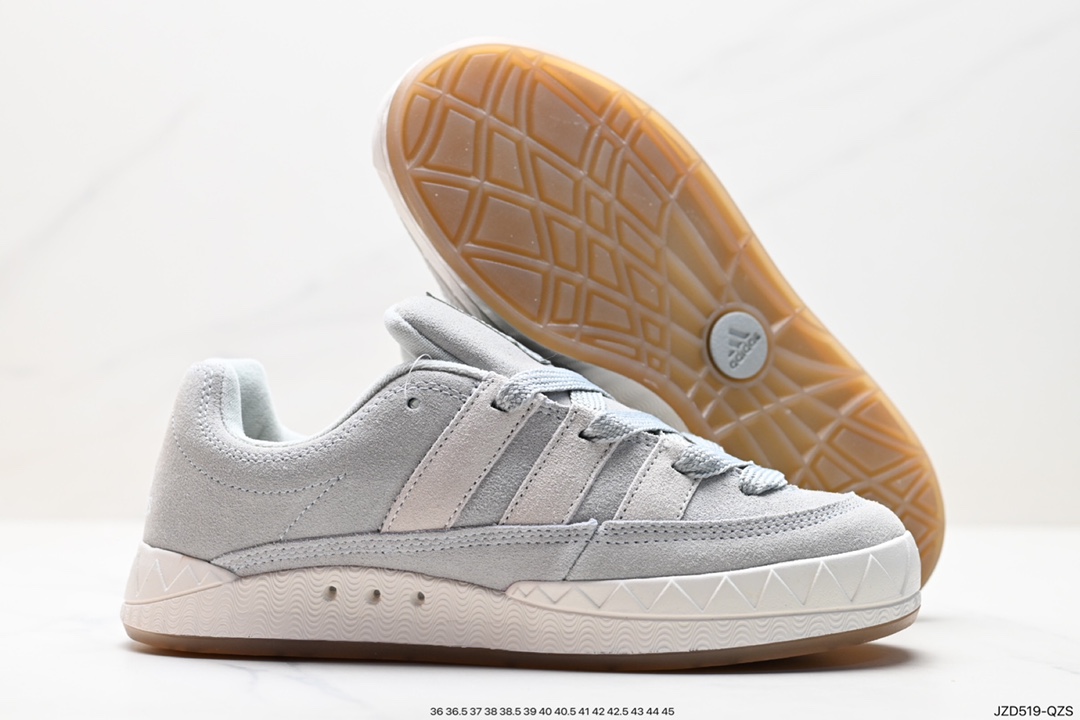 140 Adidas Adimatic Low 马蒂奇系列低帮 复古鲨鱼面包鞋运动休闲滑板板鞋  IE9863