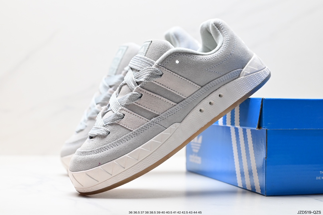 140 Adidas Adimatic Low 马蒂奇系列低帮 复古鲨鱼面包鞋运动休闲滑板板鞋  IE9863