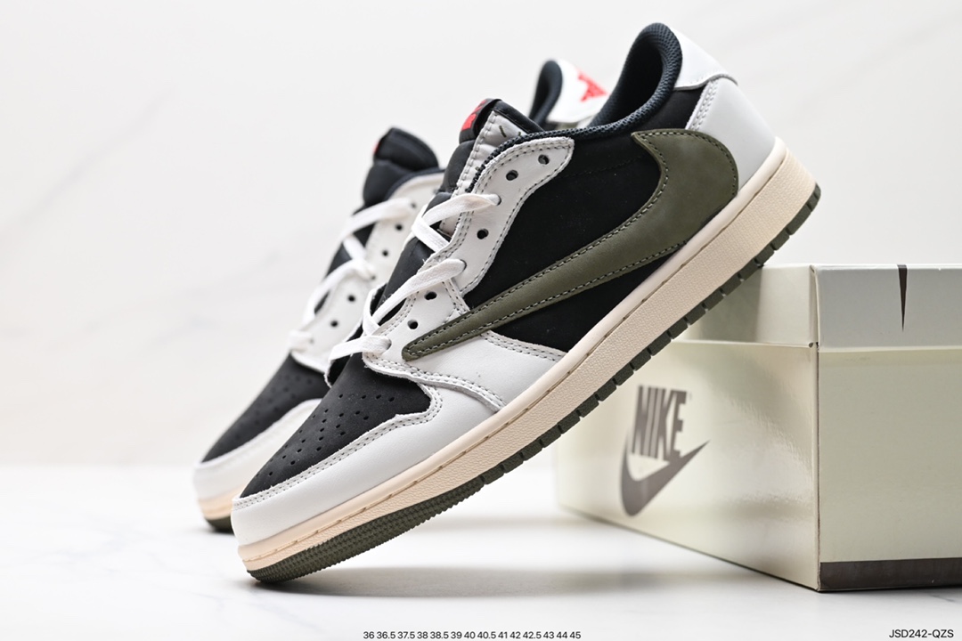 200 Travis Scott x Air Jordan 1 Low 橄榄色 FZ3124-200