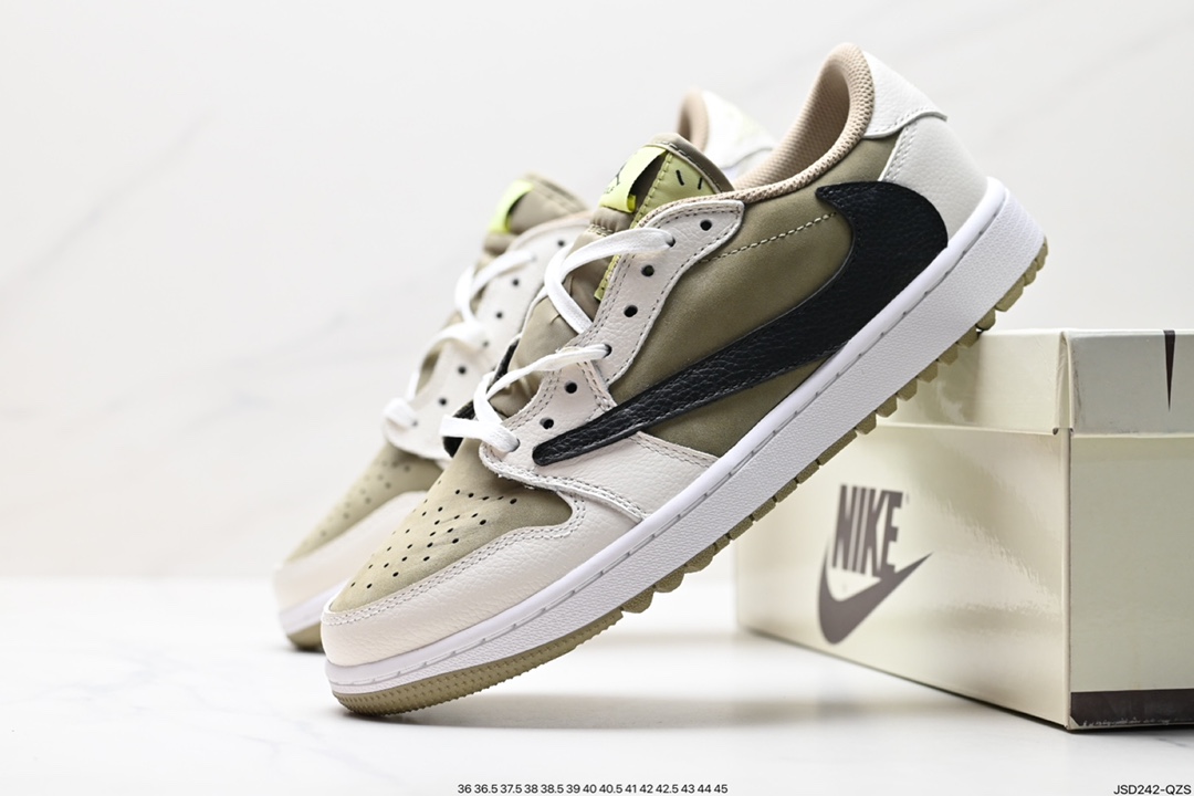 200 Travis Scott x Air Jordan 1 Low 橄榄色 FZ3124-200