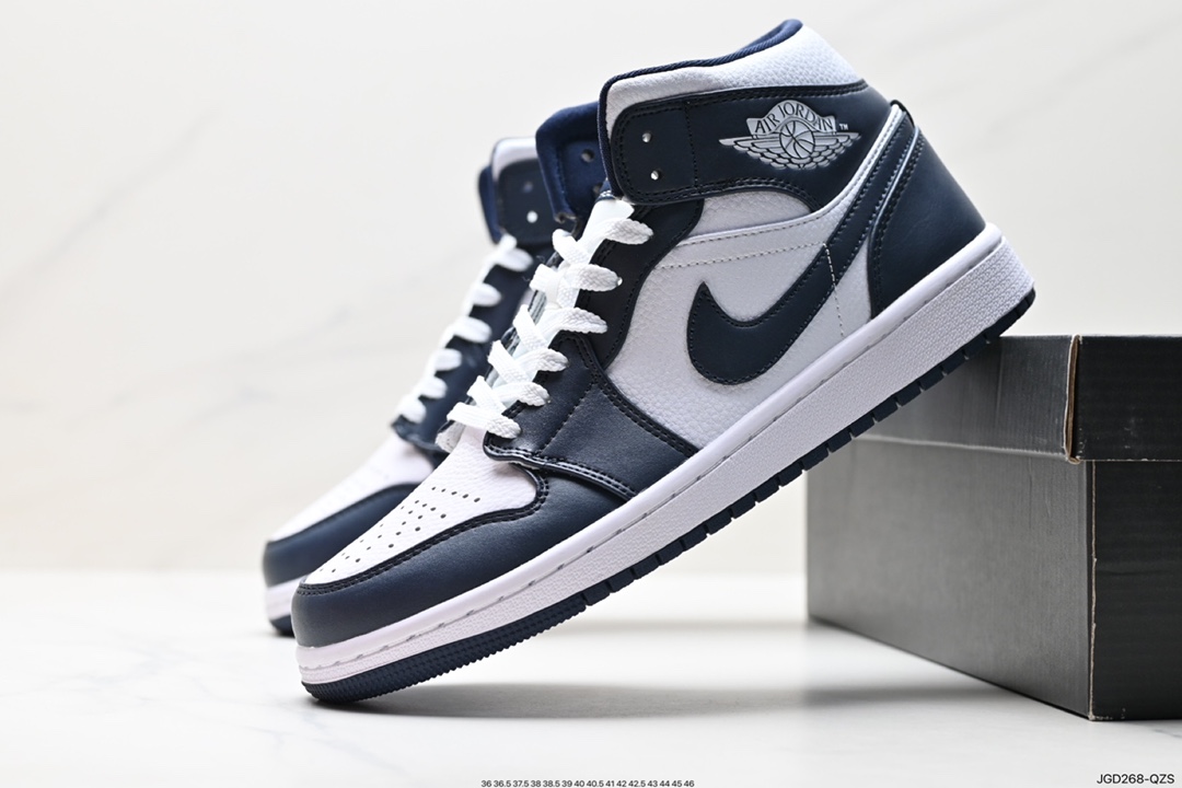 180 Air Jordan 1 Low AJ1乔1中帮休闲板鞋  554725-083