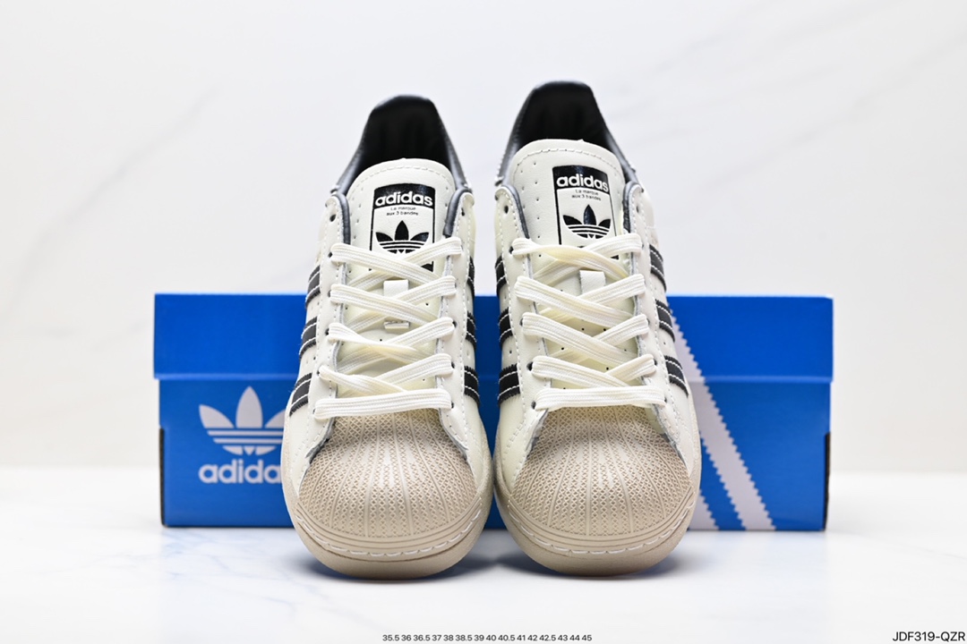 125 阿迪达斯Adidas三叶草 Originals Superstar Pride RM贝壳头板鞋  ID1009