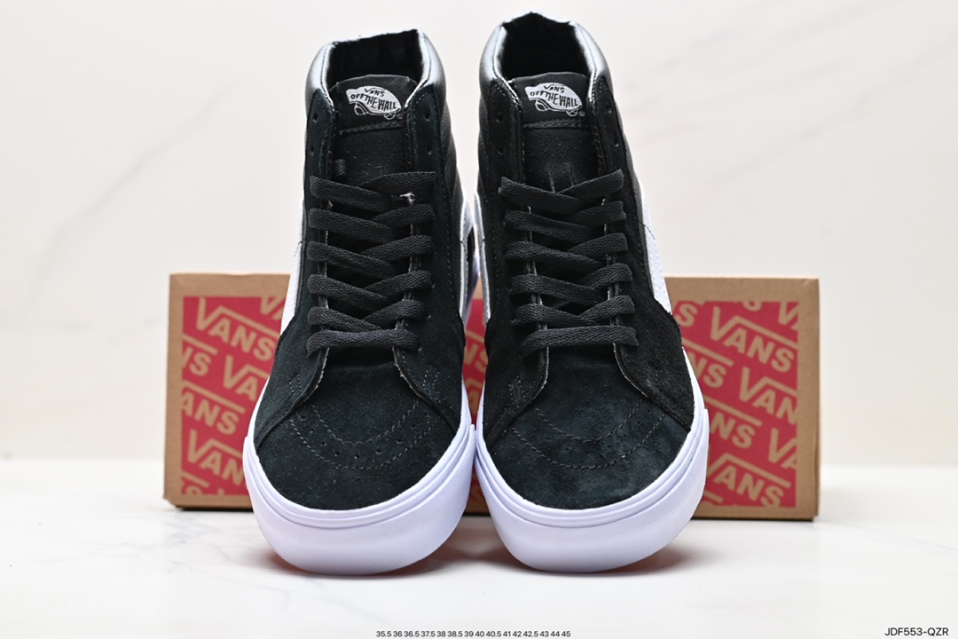 125 加绒万斯Vans Old Skool Platform 黑武士帆布鞋