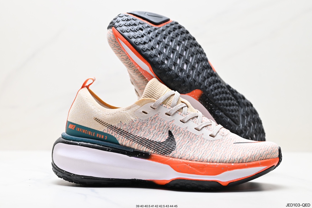 150 耐克NIKE ZOOMX INVINCIBLE RUN FK3 短跑马拉松系带系列轻量休闲运动慢跑鞋  FQ8720-140