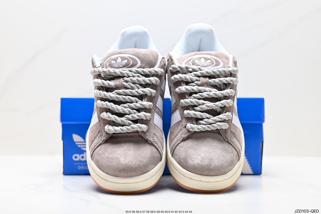 140 Adidas Originals Campus 00s 学院系列 面包风经典复古低帮百搭休闲运动板鞋  HQ8707