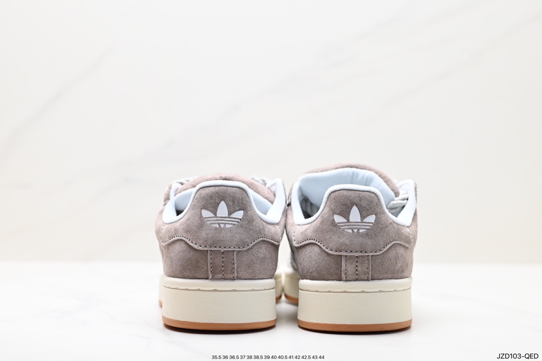 140 Adidas Originals Campus 00s 学院系列 面包风经典复古低帮百搭休闲运动板鞋  HQ8707