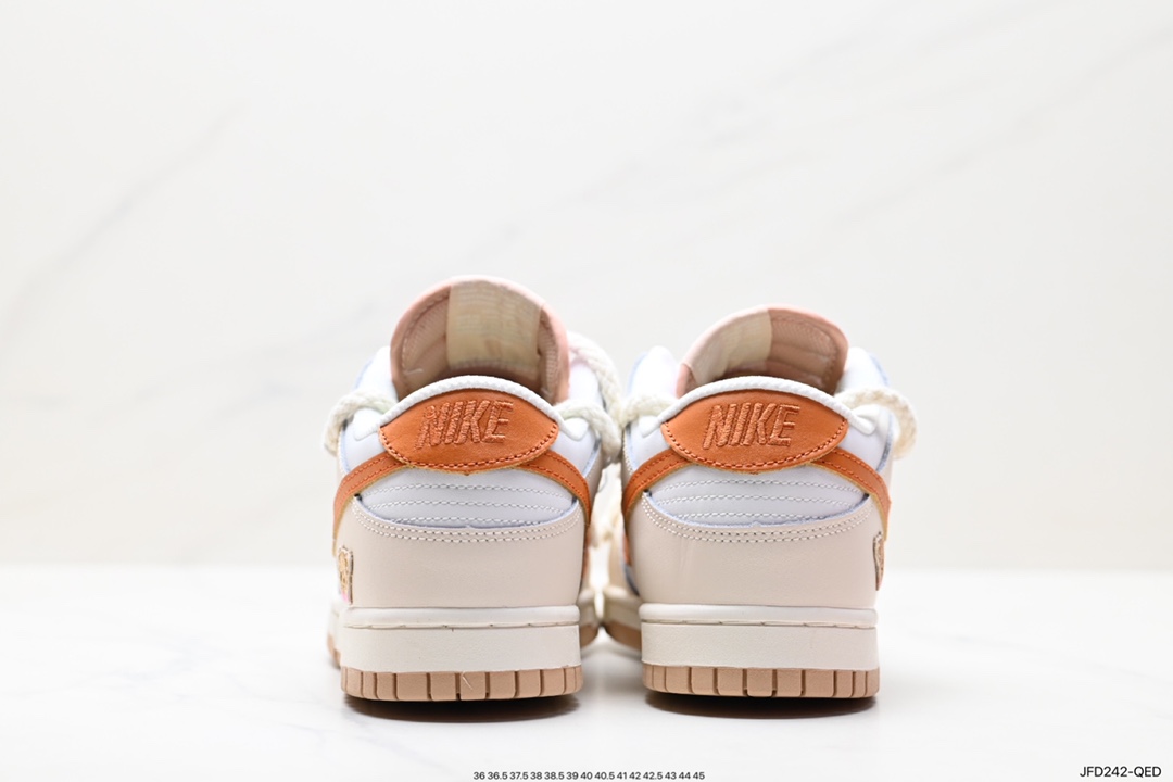 170 耐克Nike SB Dunk Low”Milk White/Pink/Smile“扣篮系列低帮休闲运动滑板板鞋