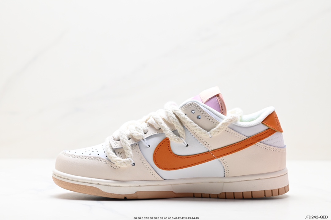 170 耐克Nike SB Dunk Low”Milk White/Pink/Smile“扣篮系列低帮休闲运动滑板板鞋