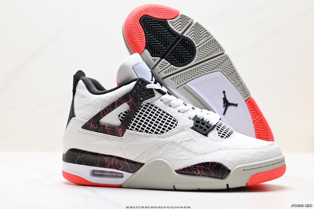 170 Nike Air Jordan 4 Retro OG”Fire Red“迈克尔·乔丹AJ4代中帮篮球鞋  308497-116