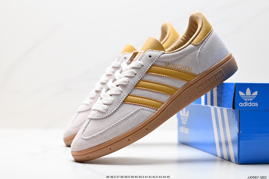 130 阿迪达斯Adidas Originals Handball SPZL 手球运动员系列百搭休闲运动板鞋  IF6561