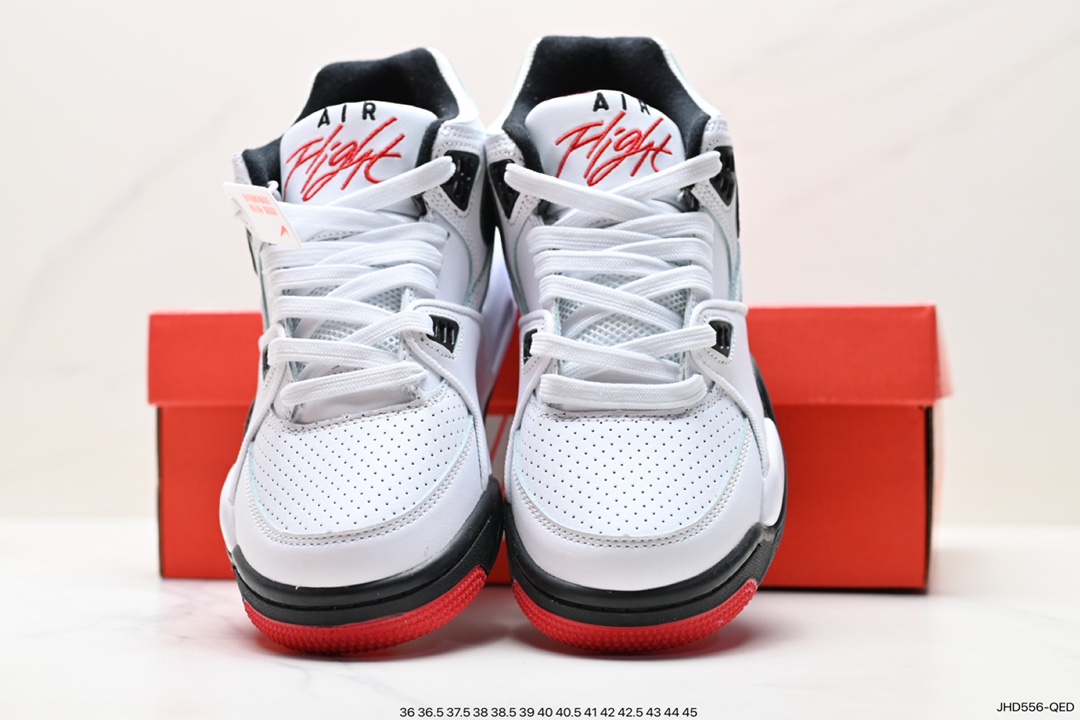 190 Nike Air Jordan Courtside 23迈克尔篮球鞋“皮革黑白红”  3060252-107