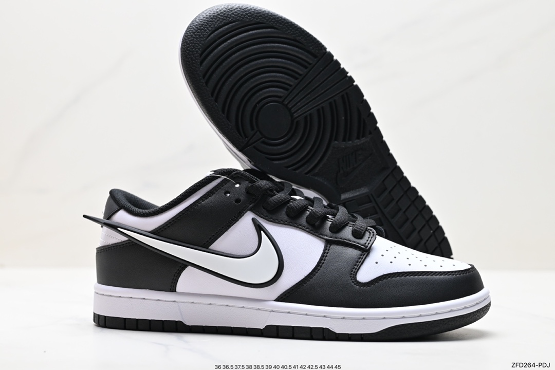 280 Nike SB Dunk Low Twist”Panda“扣篮加强版系列低帮休闲运动滑板板鞋“黑白熊猫立体钩子JD1828-310