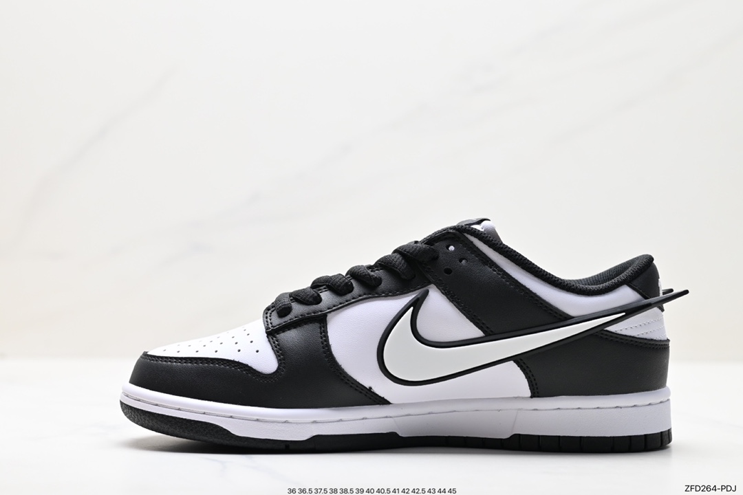 280 Nike SB Dunk Low Twist”Panda“扣篮加强版系列低帮休闲运动滑板板鞋“黑白熊猫立体钩子JD1828-310