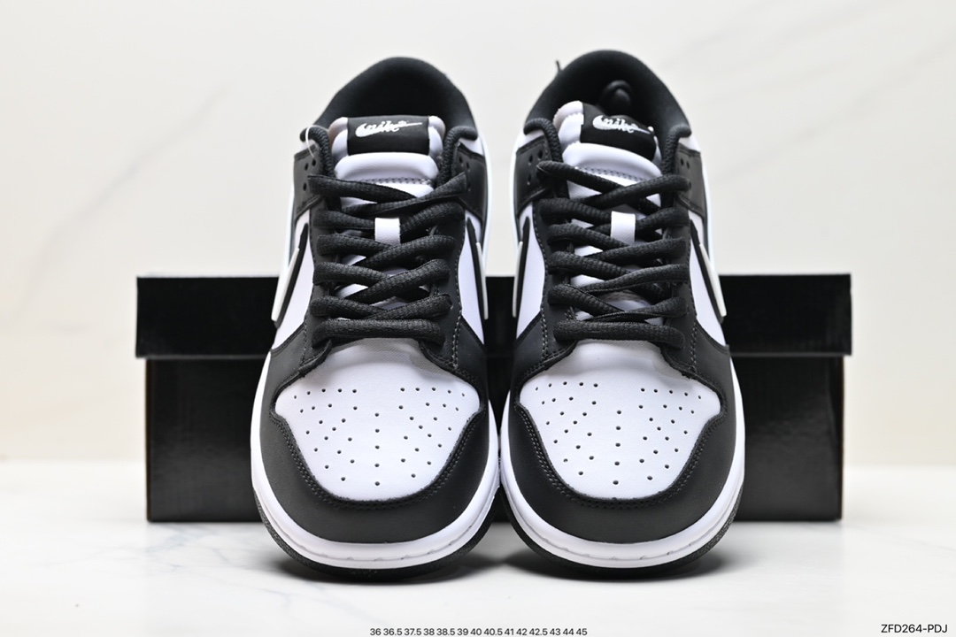 280 Nike SB Dunk Low Twist”Panda“扣篮加强版系列低帮休闲运动滑板板鞋“黑白熊猫立体钩子JD1828-310