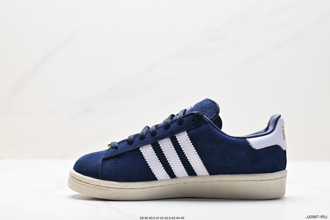 130 Adidas 阿迪达斯 Campus 80S 三叶草校园休闲板鞋 经典百搭情侣板鞋  IF3379