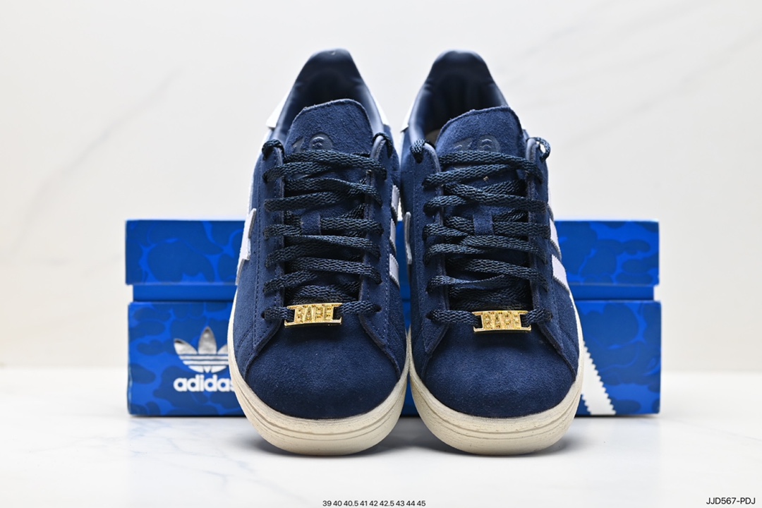 130 Adidas 阿迪达斯 Campus 80S 三叶草校园休闲板鞋 经典百搭情侣板鞋  IF3379