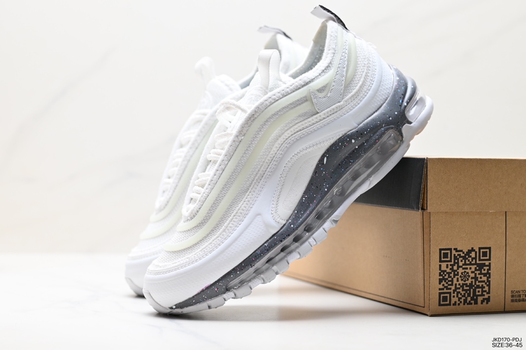 160 耐克 Nike Air Max 97 小勾子弹复古全掌气垫休闲运动鞋