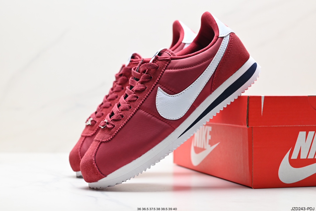 140 耐克Nike Classic Cortez 全新配色 经典轻便舒适男子阿甘鞋休闲跑步鞋运动鞋 DZ2795-600