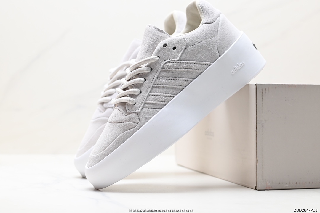 230 原盒 Bad Bunny x adidas originals Campus 坏痞兔白色休闲运动板鞋 JF6684