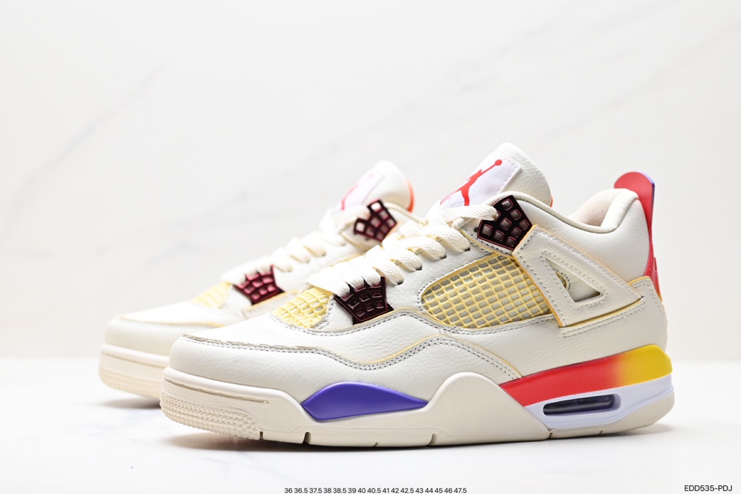 350 Nike Air Jordan 4 Retro OG”Fire Red“迈克尔·乔丹AJ4代中帮复古休闲运动文化篮球鞋  DH6927-901